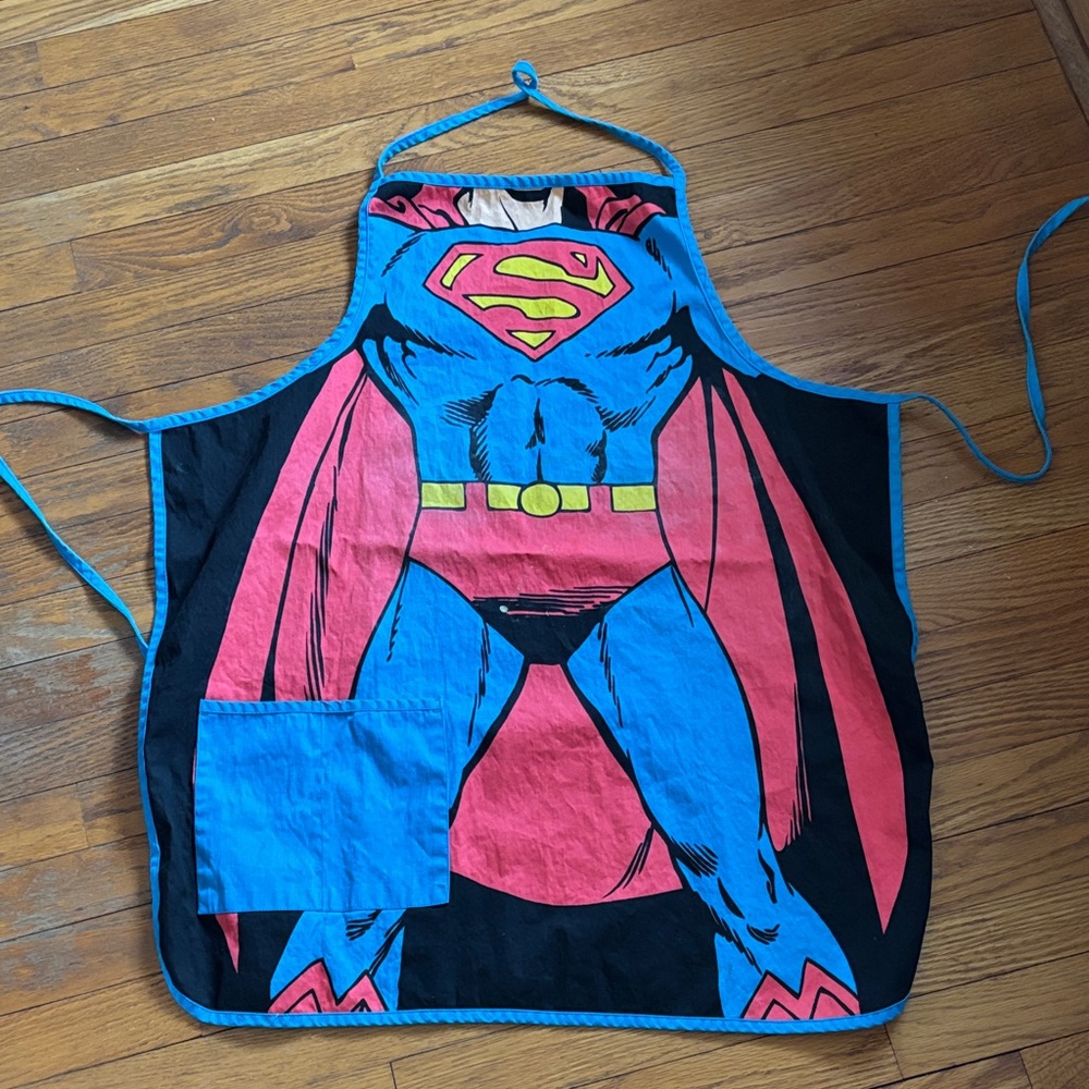 Superman Costume Kitchen Apron